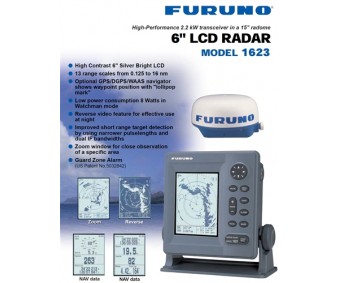 Radar Furuno 1623 LCD 6" 16NM
